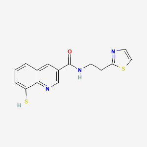 molecular formula C15H13N3OS2 B606472 Capzimin CAS No. 2084867-65-0