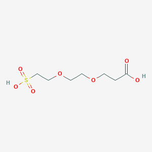 molecular formula C7H14O7S B606478 Carboxy-PEG2-sulfonic acid 