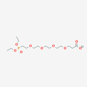 molecular formula C15H31O9P B606480 Carboxy-PEG4-phosphonic acid ethyl ester CAS No. 1964503-39-6