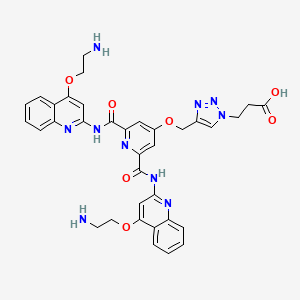 molecular formula C35H34N10O7 B606483 Carboxypyridostatin 