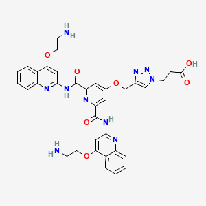 molecular formula C35H34N10O7 B606483 Carboxy-pyridostatin CAS No. 1417638-60-8