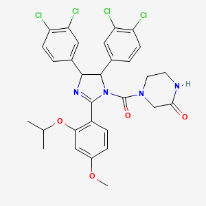 molecular formula C30H28Cl4N4O4 B606506 Caylin-1 