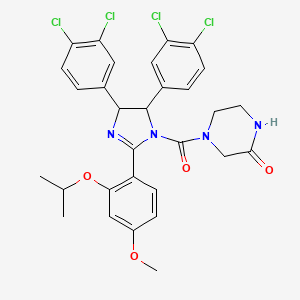 molecular formula C30H28Cl4N4O4 B606506 Caylin-1 CAS No. 1207480-88-3