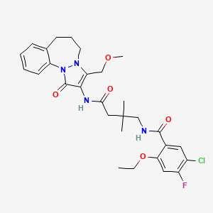 molecular formula C29H34ClFN4O5 B606509 CB-6644 CAS No. 2316817-88-4