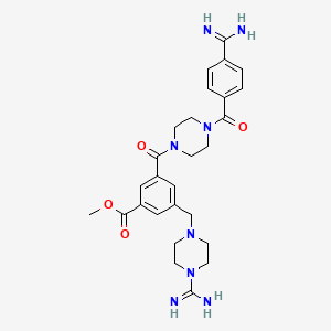 molecular formula C27H34N8O4 B606510 CBB1007 CAS No. 1379573-92-8