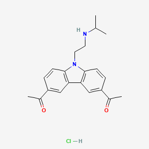 molecular formula C21H23ClN2O2 B606514 CBL0137 hydrochloride CAS No. 1197397-89-9