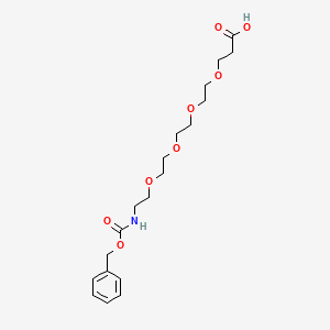 molecular formula C19H29NO8 B606519 Cbz-N-amido-PEG4-acid CAS No. 756526-00-8