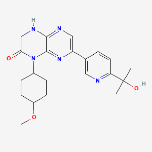 molecular formula C21H27N5O3 B606527 Onatasertib CAS No. 1228013-30-6