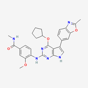 molecular formula C28H28N6O4 B606530 CC-671 CAS No. 1618658-88-0