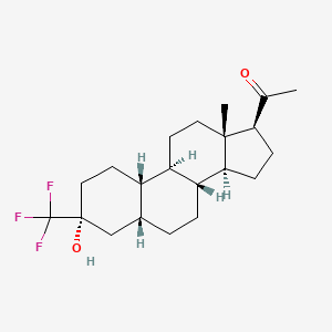 molecular formula C21H31F3O2 B606535 Unii-9D4T5WR7DV CAS No. 162883-07-0