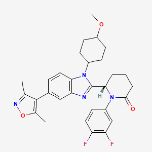 molecular formula C30H32F2N4O3 B606545 Inobrodib CAS No. 2222941-37-7