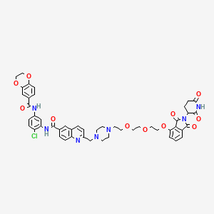 molecular formula C49H48ClN7O11 B606558 CCT367766 CAS No. 2229856-58-8
