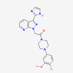 molecular formula C22H22ClN7O2 B606560 CCX354 CAS No. 1010073-75-2