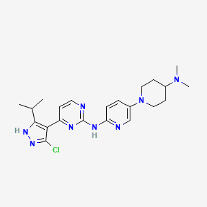 molecular formula C22H29ClN8 B606571 CDK4-IN-1 