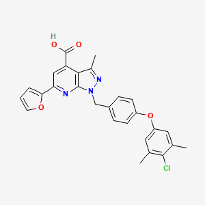 molecular formula C27H22ClN3O4 B606576 Mcl1-IN-3 CAS No. 1814891-79-6