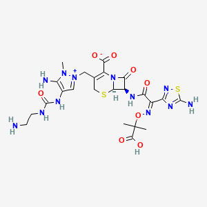 molecular formula C23H30N12O8S2 B606591 Ceftolozane CAS No. 689293-68-3