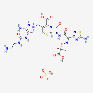 molecular formula C23H32N12O12S3 B606592 Ceftolozane Sulfate CAS No. 936111-69-2