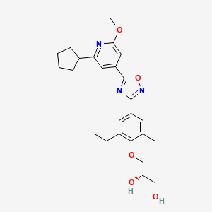 molecular formula C25H31N3O5 B606594 Cenerimod CAS No. 1262414-04-9