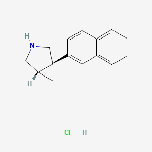 molecular formula C15H16ClN B606595 Centanafadine Hydrochloride CAS No. 923981-14-0