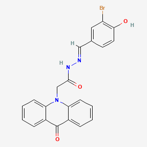 molecular formula C22H16BrN3O3 B606596 Centmitor-1 CAS No. 331749-88-3