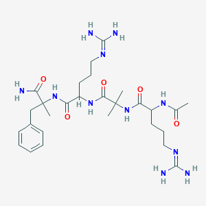 molecular formula C28H47N11O5 B606599 Cenupatide CAS No. 1006388-38-0