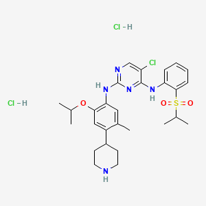 molecular formula C28H38Cl3N5O3S B606605 Ceritinib dihydrochloride CAS No. 1380575-43-8