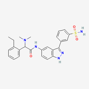 molecular formula C25H27N5O3S B606611 CFI-400936 CAS No. 1338793-07-9