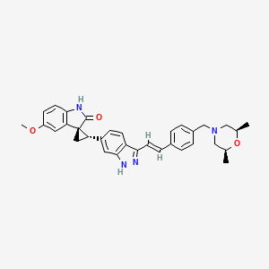 molecular formula C37H38N4O7 B606612 Ocifisertib Fumarate CAS No. 1616420-30-4