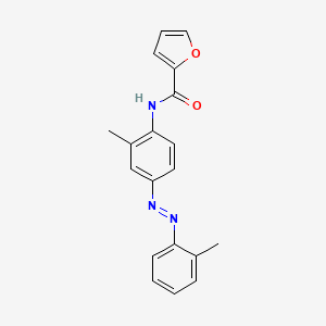 molecular formula C19H17N3O2 B606638 (E)-N-(2-methyl-4-(o-tolyldiazenyl)phenyl)furan-2-carboxamide CAS No. 289494-16-2