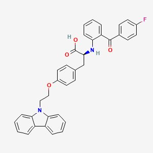 molecular formula C36H29FN2O4 B606645 Chiglitazar CAS No. 743438-45-1