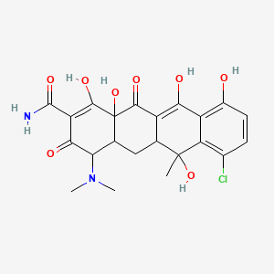 molecular formula C22H23ClN2O8 B606653 Biomycin CAS No. 57-62-5