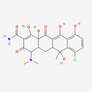 molecular formula C22H23ClN2O8 B606653 Chlortetracycline CAS No. 57-62-5