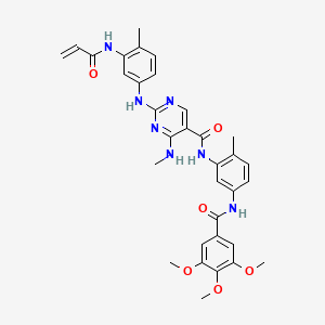 molecular formula C33H35N7O6 B606657 Chmfl-bmx-078 