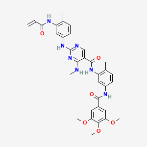 molecular formula C33H35N7O6 B606657 Chmfl-bmx-078 CAS No. 1808288-51-8