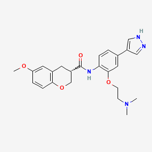 molecular formula C24H28N4O4 B606663 Chroman 1 CAS No. 1273579-40-0