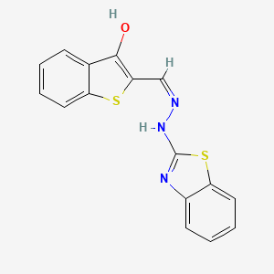 molecular formula C16H11N3OS2 B606680 cIAP1 E3 连接酶抑制剂 D19 CAS No. 380640-76-6