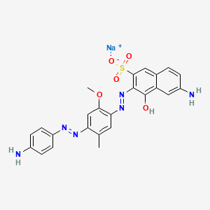 molecular formula C24H21N6NaO5S B606686 直接黑17 CAS No. 2945-96-2