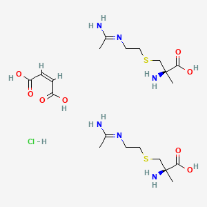 molecular formula C20H39ClN6O8S2 B606696 Cindunistat hydrochloride maleate CAS No. 753491-31-5
