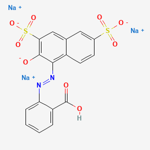 molecular formula C17H9N2Na3O9S2 B606700 Acid Alizarine Red B CAS No. 1836-22-2