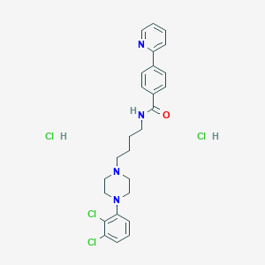 molecular formula C26H30Cl4N4O B606709 CJB-090 2HCl CAS No. 595584-40-0
