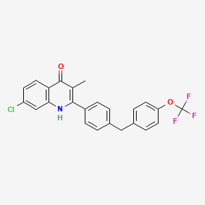 molecular formula C24H17ClF3NO2 B606710 CK-2-68 CAS No. 1361004-87-6