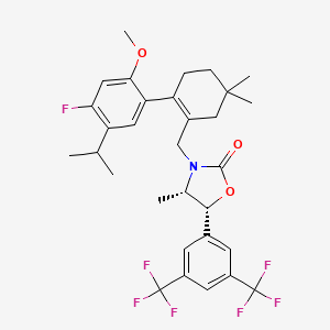molecular formula C31H34F7NO3 B606711 CKD-519 CAS No. 1402796-27-3