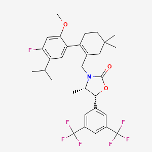 molecular formula C31H34F7NO3 B606711 Rocacetrapib CAS No. 1402796-27-3