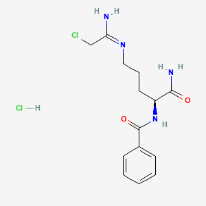molecular formula C14H20Cl2N4O2 B606714 BB-Cl-Amidine hydrochloride CAS No. 1373232-26-8