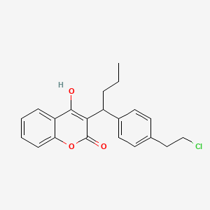 molecular formula C21H21ClO3 B606722 Clocoumarol CAS No. 35838-63-2