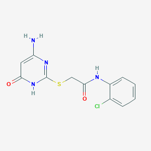 molecular formula C12H11ClN4O2S B6067252 MFCD08152877 