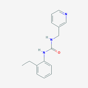 molecular formula C15H17N3O B6067389 1-(2-Ethylphenyl)-3-(pyridin-3-ylmethyl)urea 