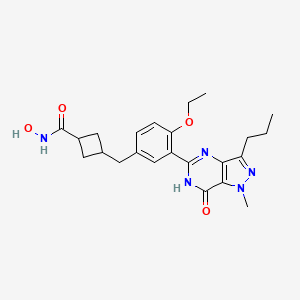 molecular formula C23H29N5O4 B606739 CM-545 