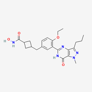molecular formula C23H29N5O4 B606739 trans CM-414 CAS No. 1624792-70-6