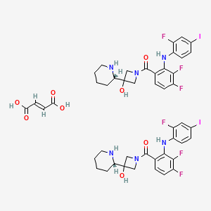 molecular formula C25H25F3IN3O6 B606753 Cobimetinib fumarate-Bio-X CAS No. 1369665-02-0